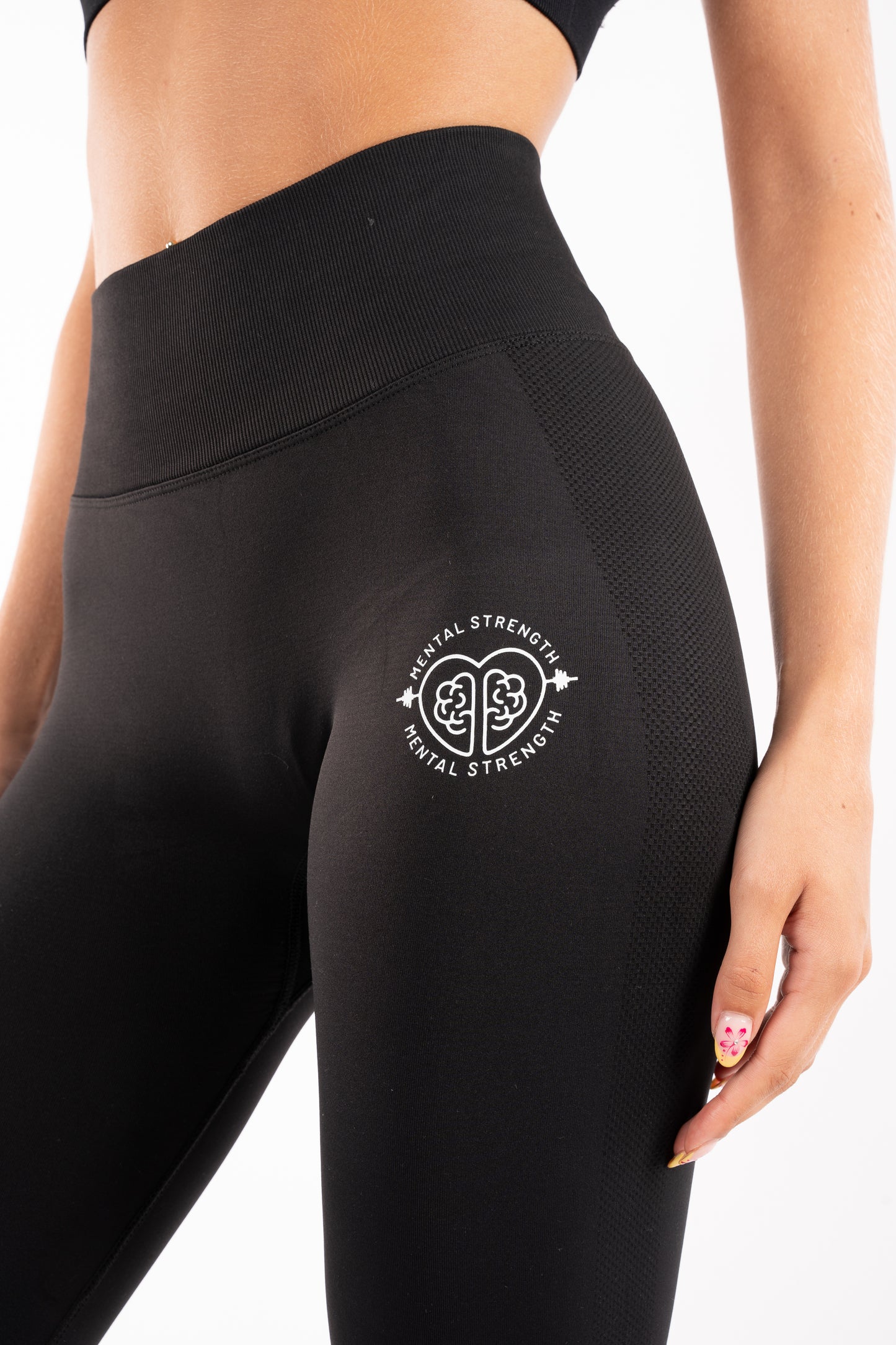 Classic Scrunch 'Fearless' Leggings image 3