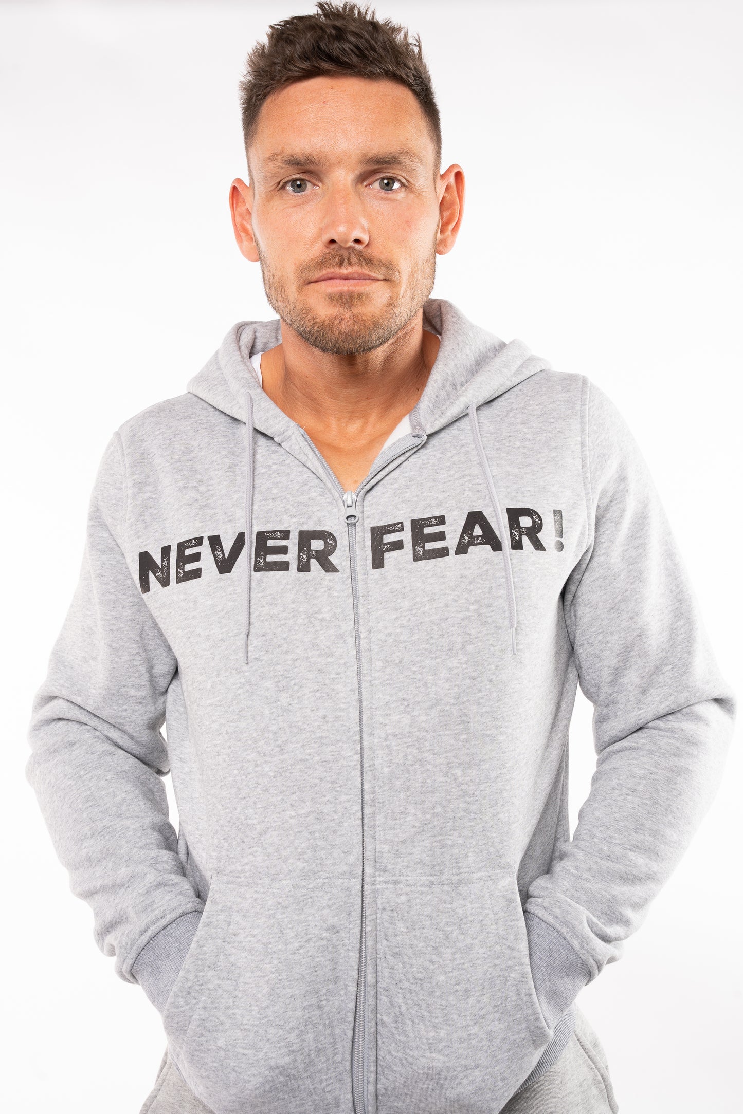 Never Fear Zip Hoodie image 9