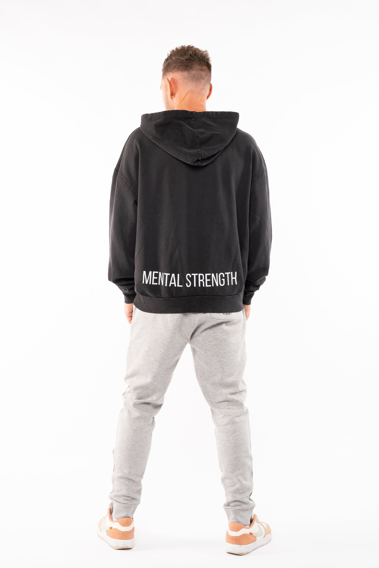 Acid Wash 'Heroic' Oversized Hoodie image 9