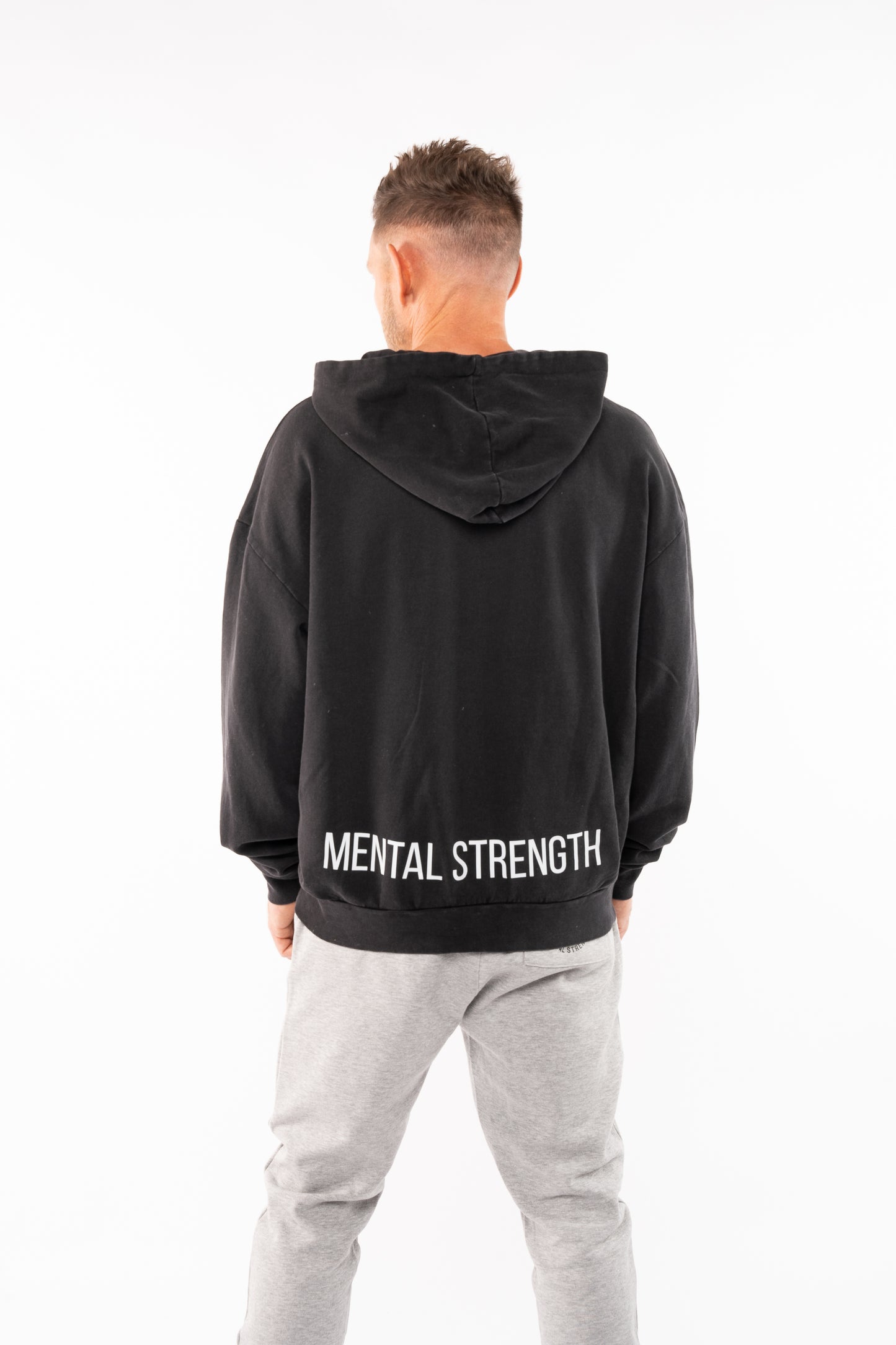 Acid Wash 'Heroic' Oversized Hoodie image 6