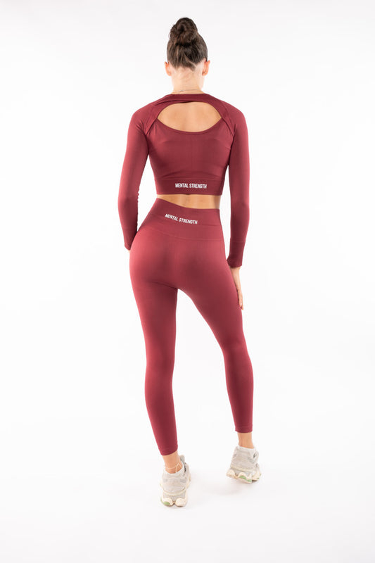 'Dignity' Rib Seamless Gym Leggings image 1