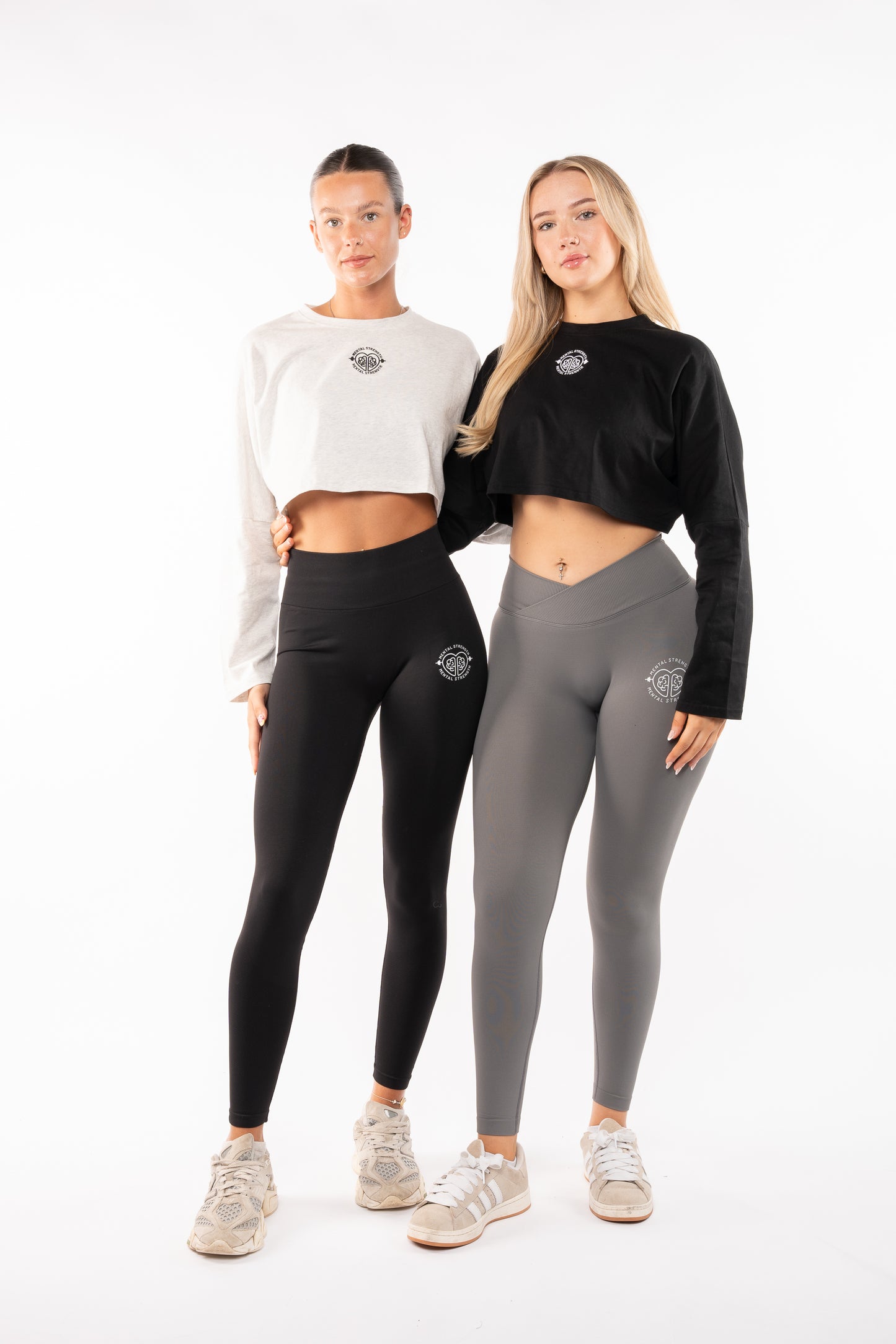 Long Sleeve Boxy 'Bravery' Crop T Shirt image 8