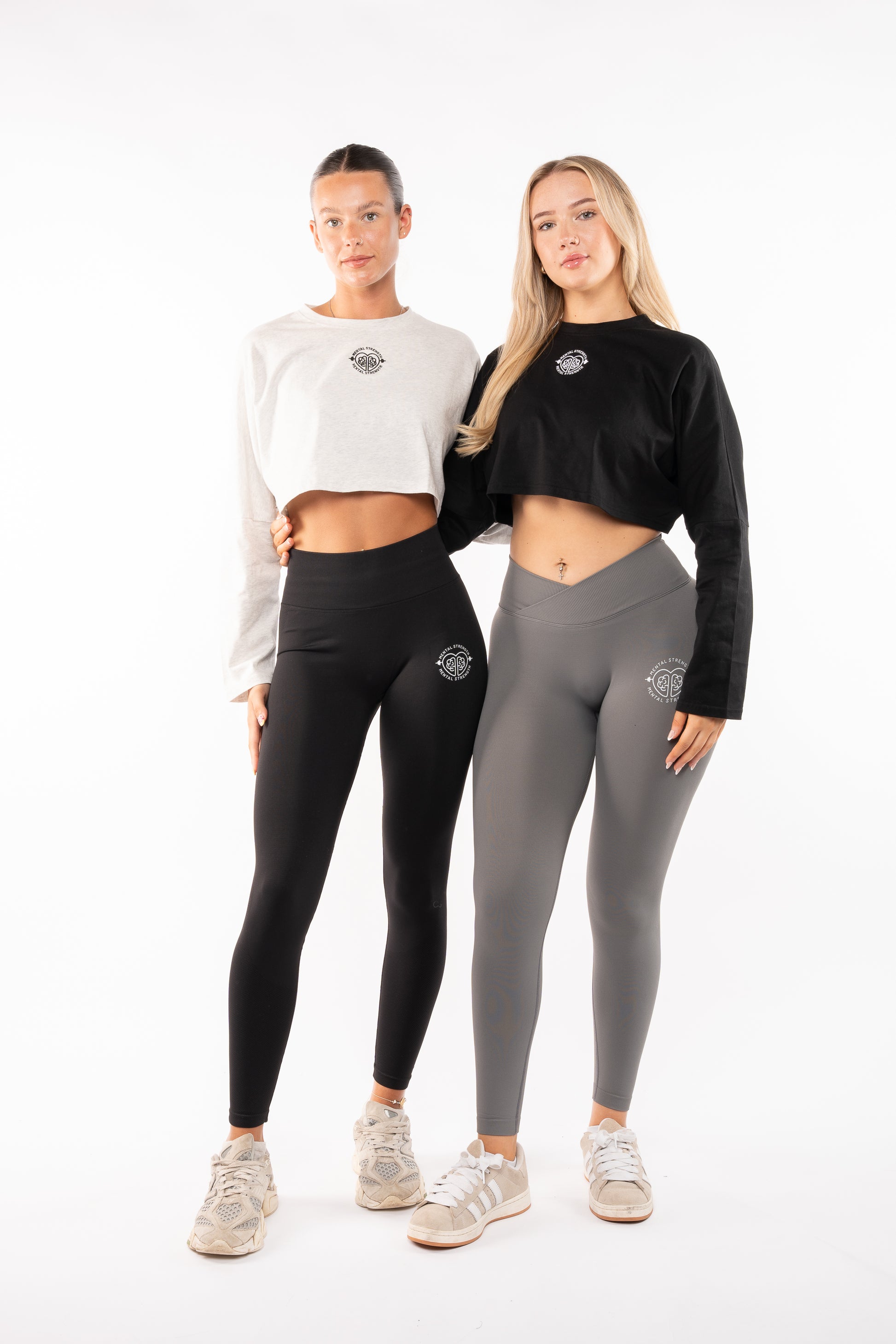Long Sleeve Boxy 'Bravery' Crop T Shirt image 8
